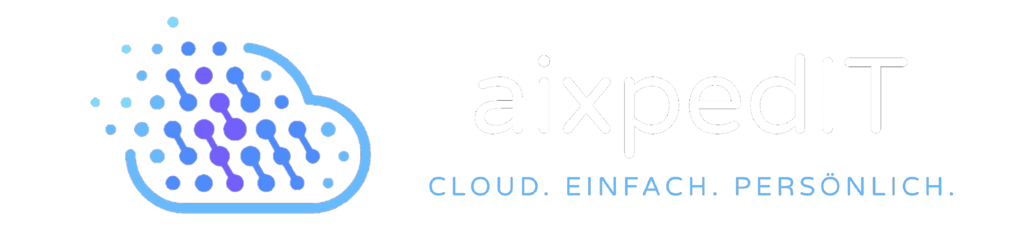 Transparent Logo Symbol sidebyside White