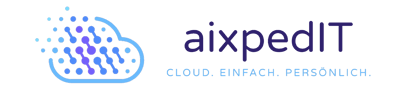 aixpedIT Logo Transparent dark side by side